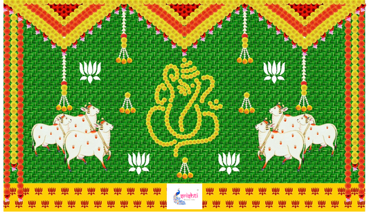 Back drop Screen - Ganesha