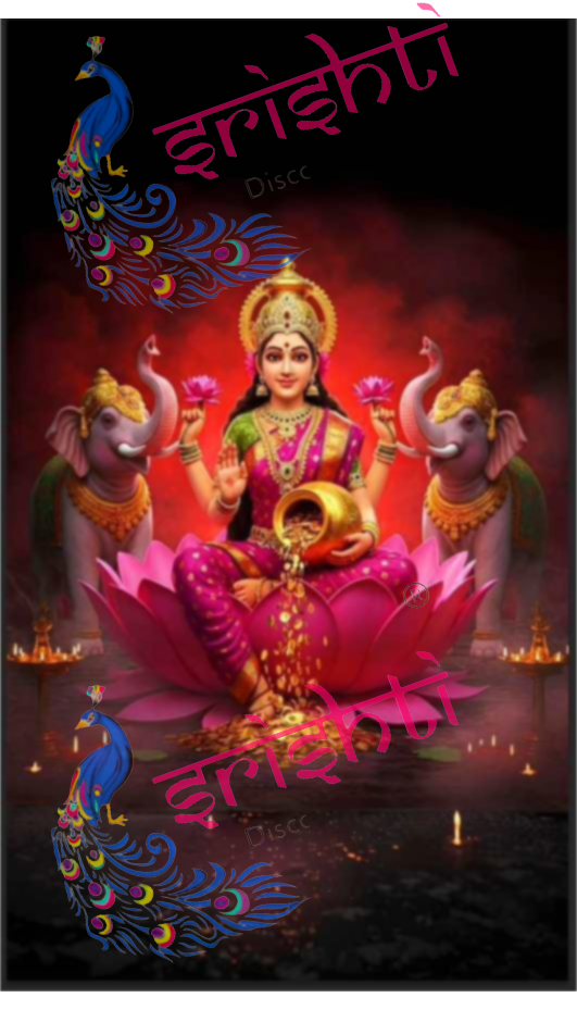 Backdrop cloth- Lakshmi