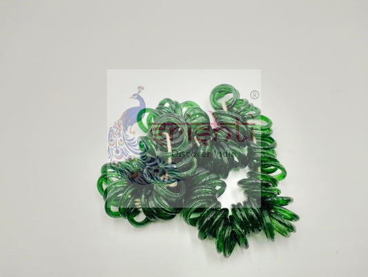 Dark Green Small Bangles for Lakshmi Pooja (Pack of 108)