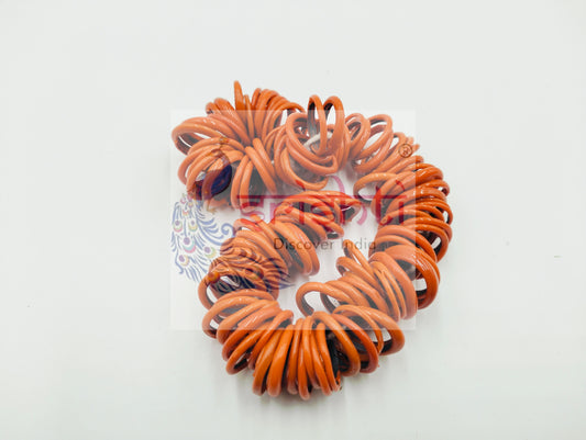 Orange colour Small Bangles for Lakshmi Pooja (Pack of 108)