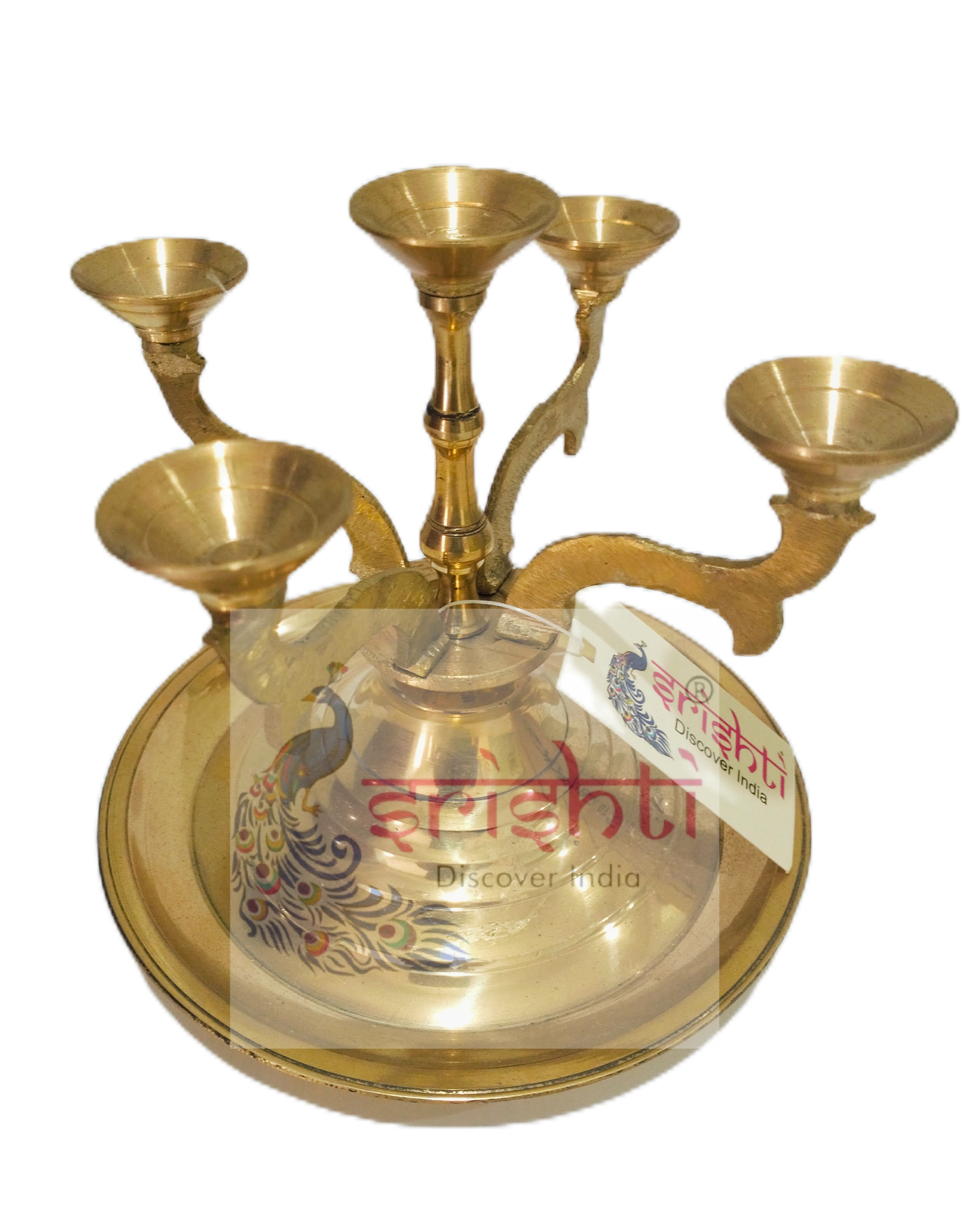 Brass Pancha Aarati