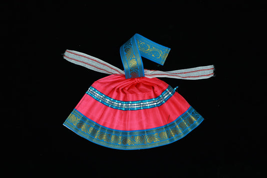 Varalakshmi Amman Goddess Dress(Pink)-6.5 Inches