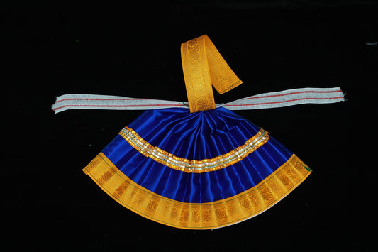 Varalakshmi Amman Goddess Dress(Dark Blue)-8.5 Inches