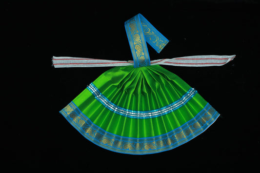 Varalakshmi Amman Goddess Dress(Green)-8.5 Inches