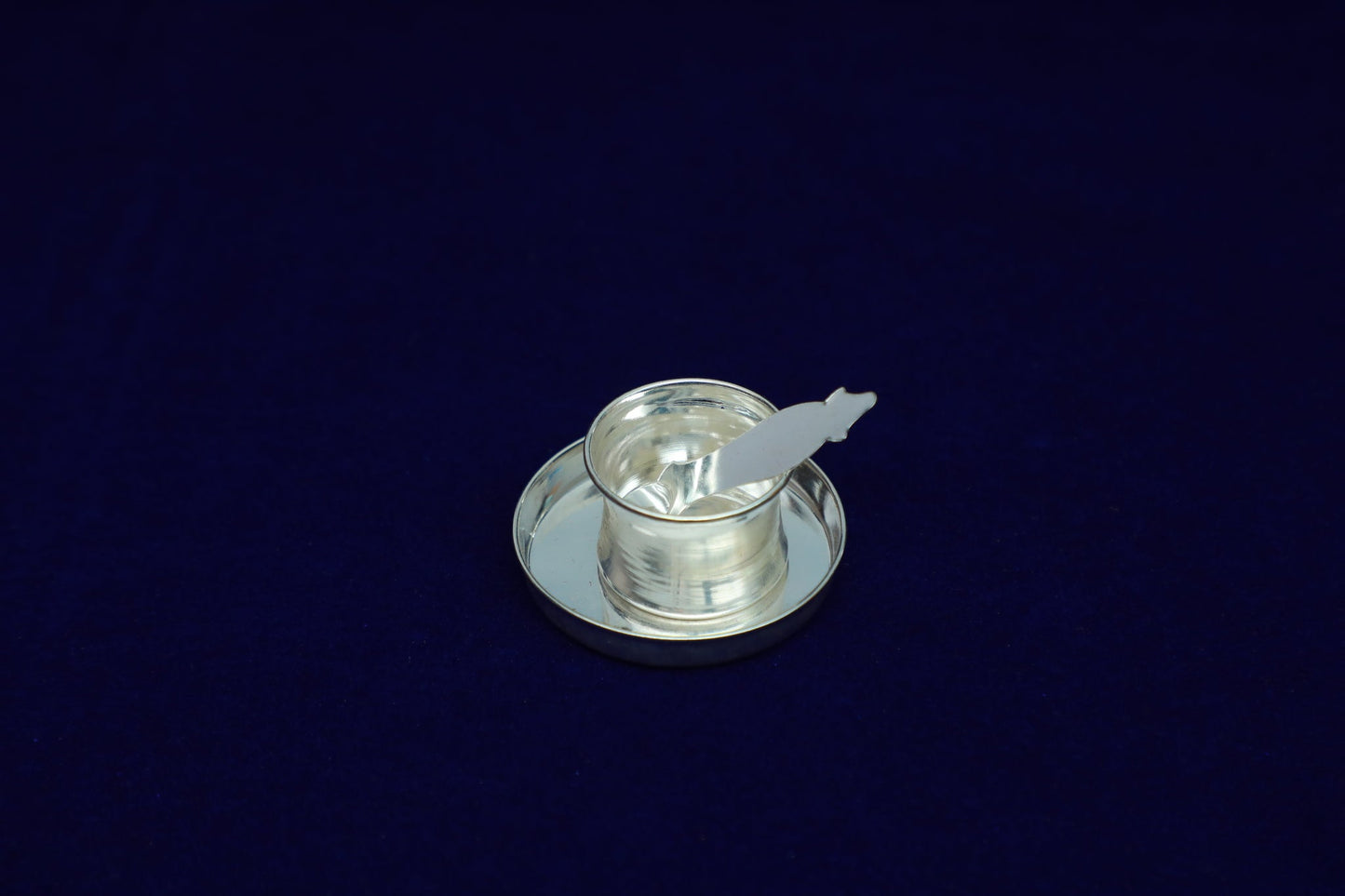 Pure Silver Panchapathiram Udharni with Plate Set-26 Grams