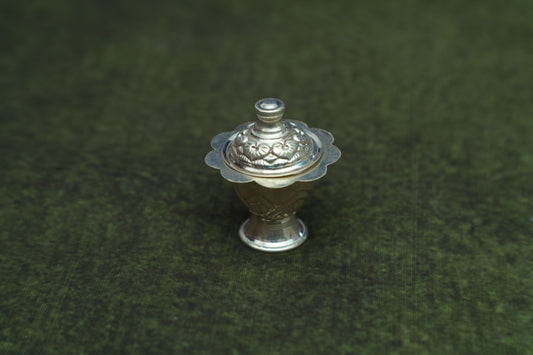 Pure Silver Kumkum Container-11 Grams