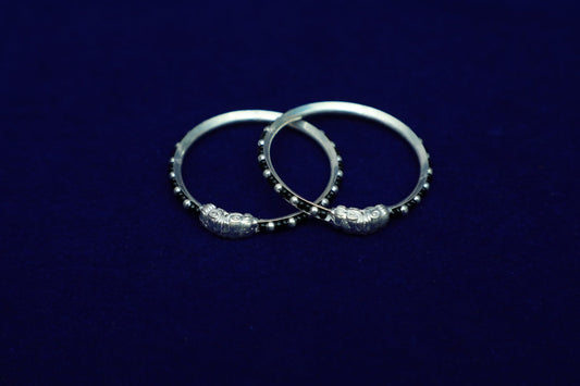 Pure Silver Baby Bangles Pair-12 Grams
