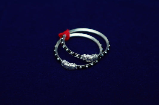 Pure Silver Baby Bangles Pair-12 Grams
