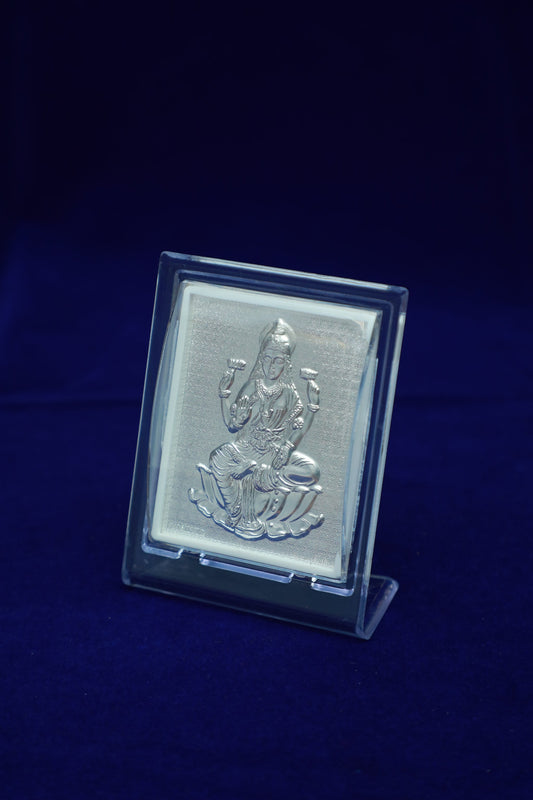 Pure Silver Lakshmi Acrylic Stand