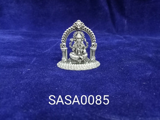 Pure Silver Antique Arch Ganesha-14 Grams