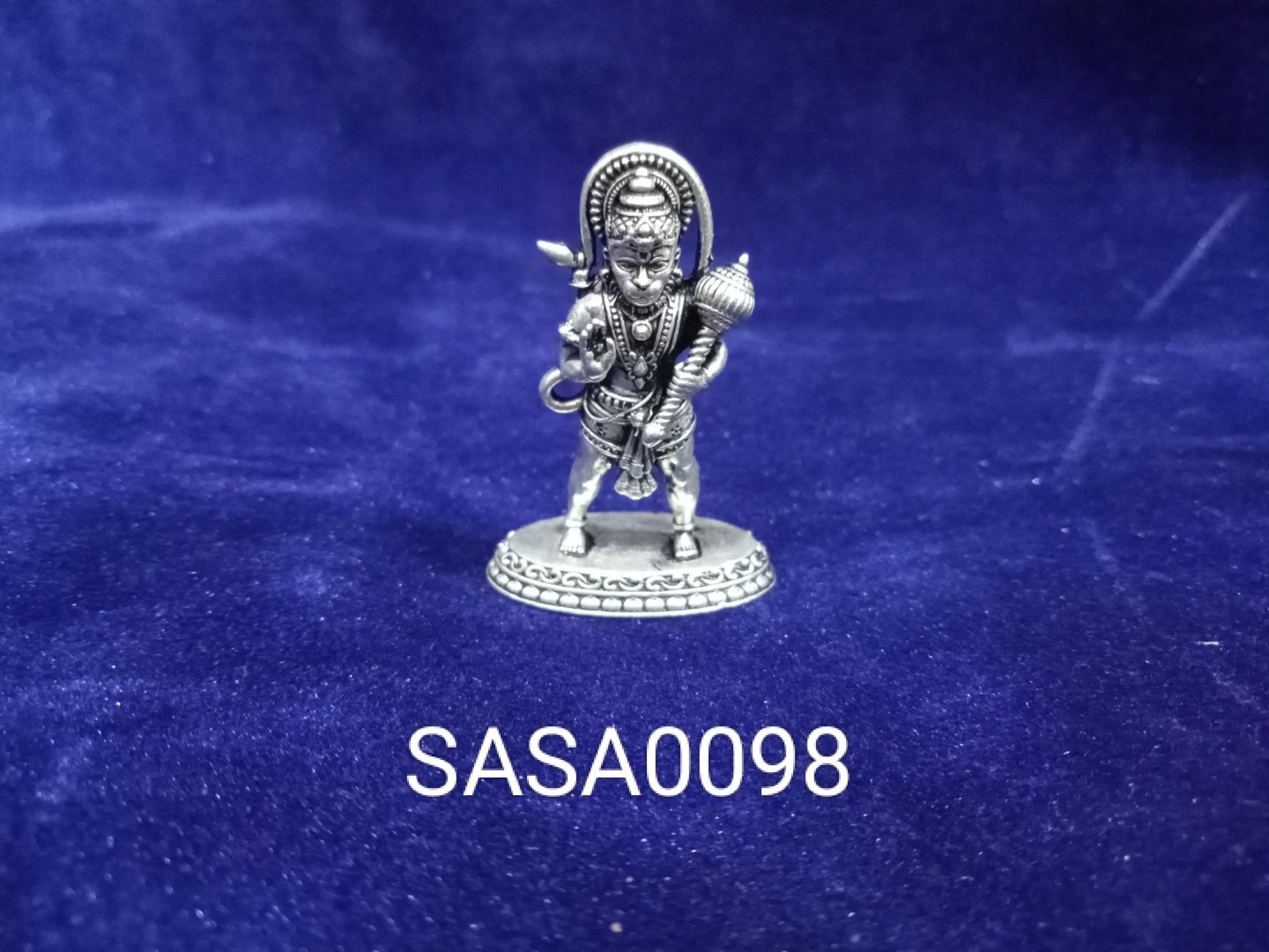 Pure Silver Antique Hanuman-8 Grams
