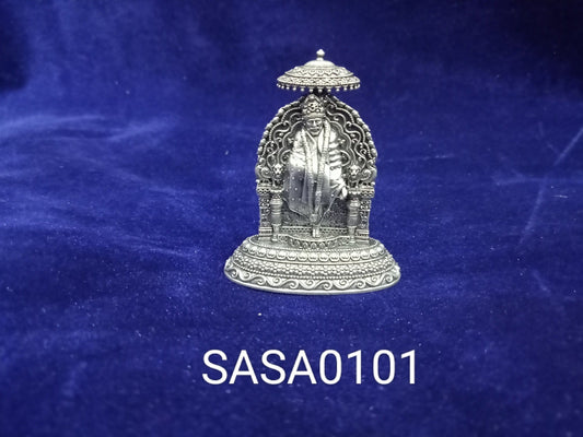 Pure Silver Antique Sai Baba-15 Grams