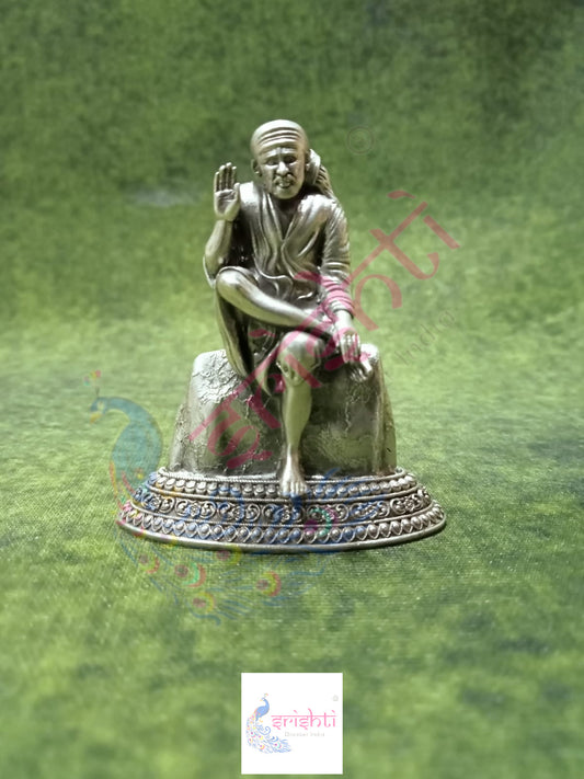 Pure Silver Antique Saibaba-20 Gms