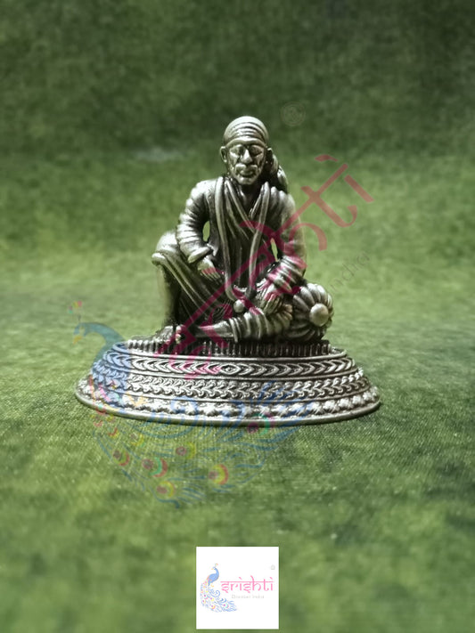 Pure Silver Antique Saibaba-31 Gms