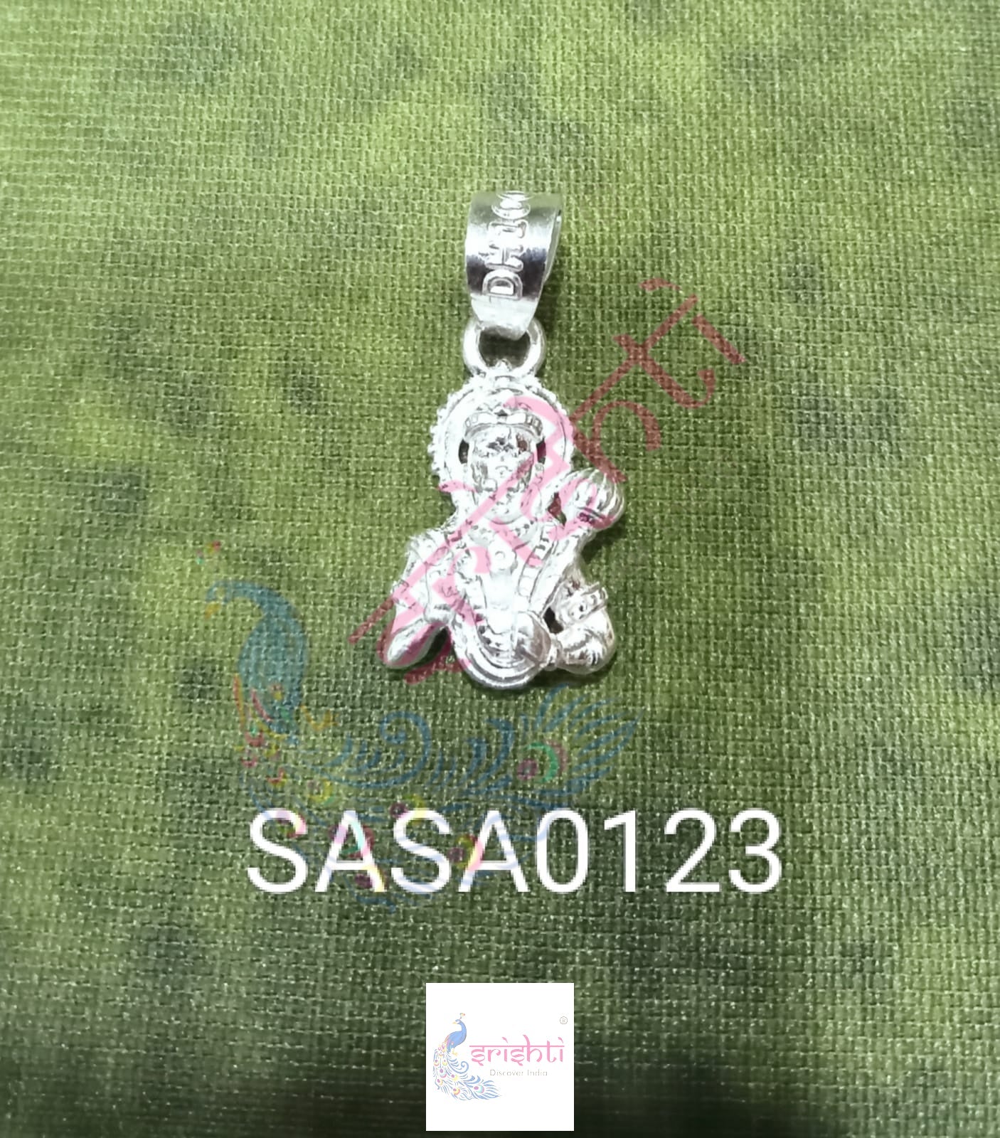 Pure Silver Hanuman Pendant-2 Gms