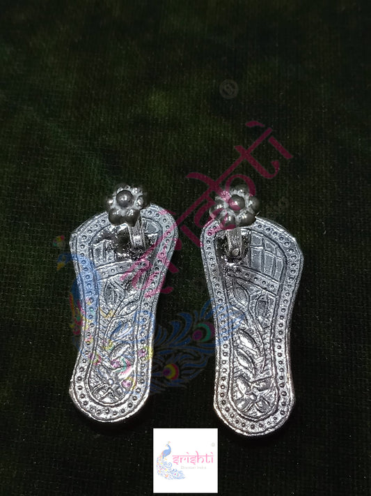 Pure Silver Paduga Pair-4 Gms