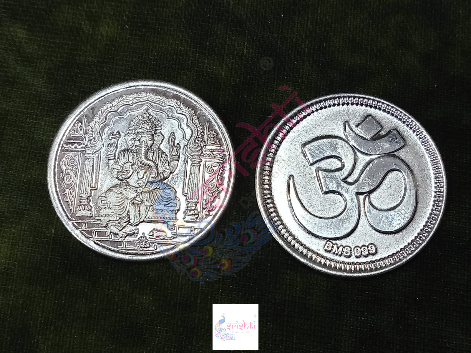 Pure Silver Ganesha Coin-5 Gms