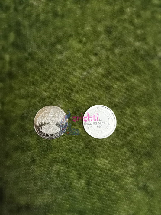 Pure Silver Gajalakshmi Coin-1 Gram