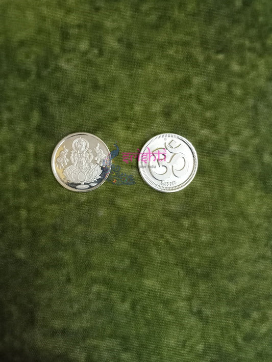 Pure Silver Gajalakshmi Coin-5 Grams
