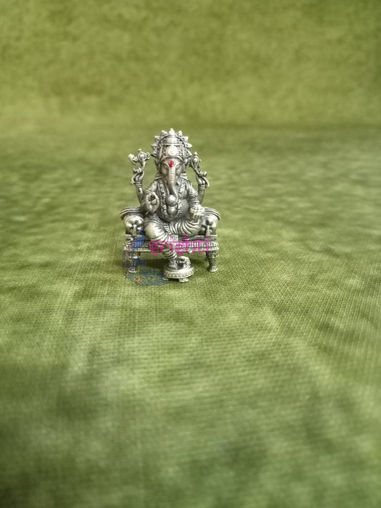 Pure Silver Antique Ganesha-10 Grams