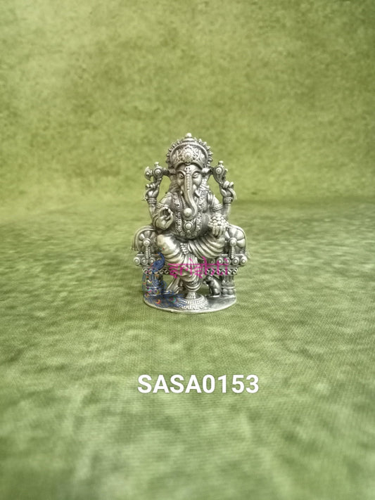 Pure Silver Antique Ganesha-63 Grams