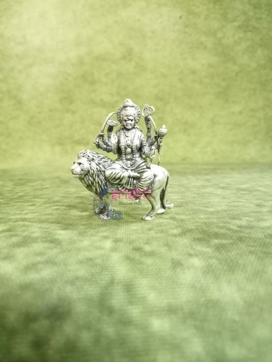 Pure Silver Antique Durga-17 Grams
