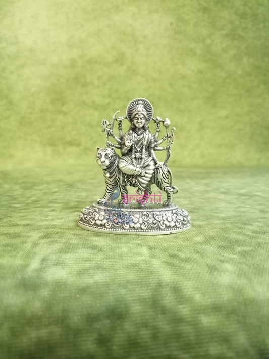 Pure Silver Antique Durga-23 Grams