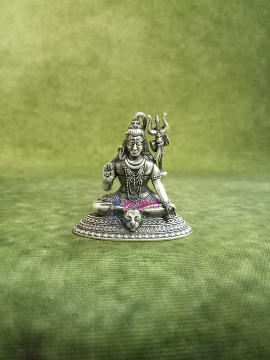 Pure Silver Antique Shivan-15 Grams