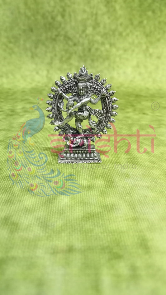 Pure Silver Antique Natarajar-11 Grams