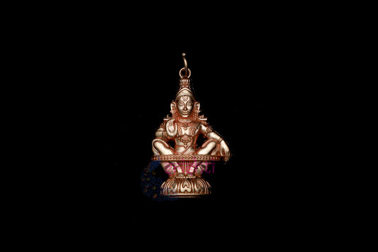 Copper Ayyappa Pendant-M09