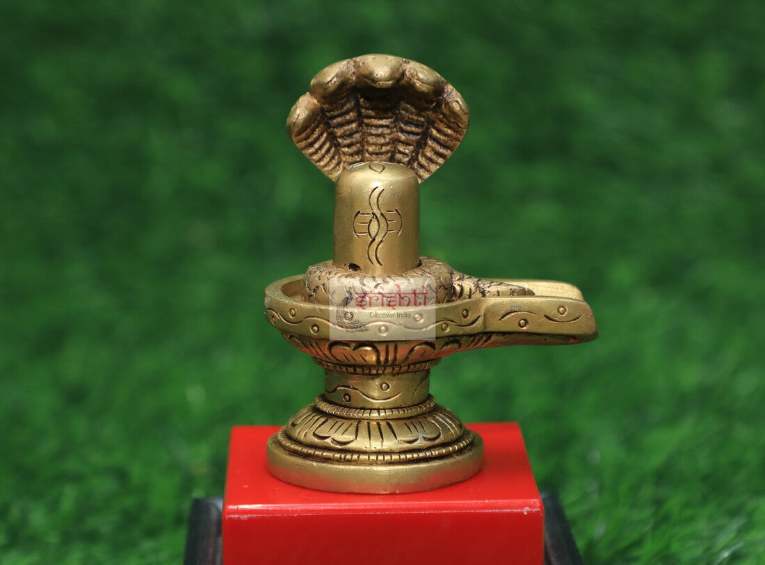 Brass shiva ling-3 Inches