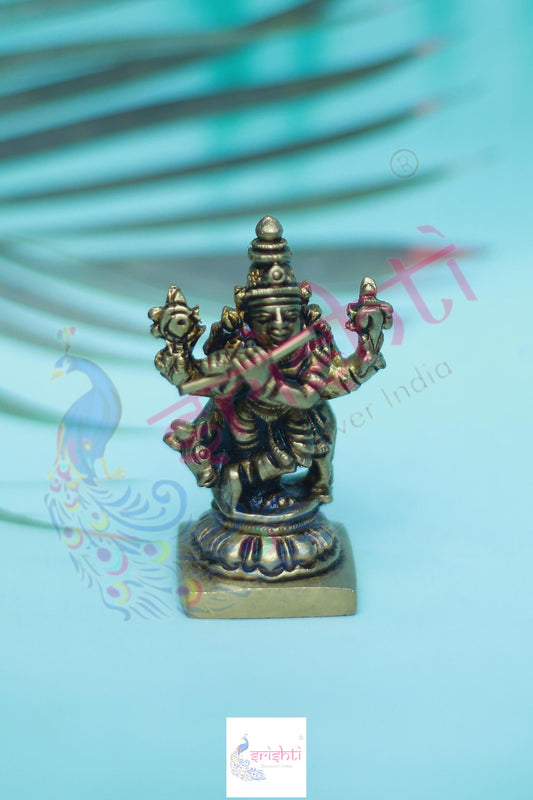 Brass Cow Krishna-2 Inches