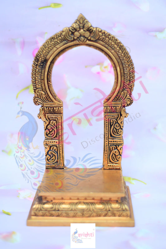 Brass Arch with Peedam-10.75 Inches