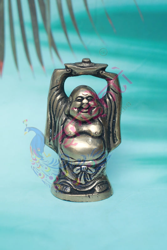 Brass Laughing Buddha-3.5 Inches