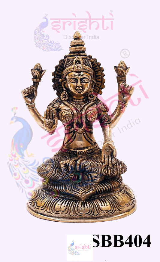 Brass Lakshmi-7.5 Inches
