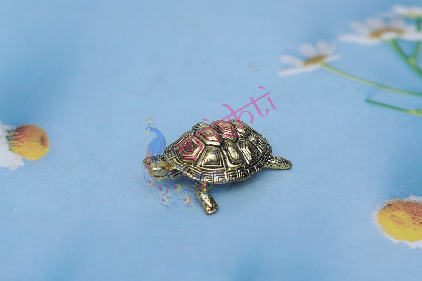 Premium Brass Tortoise-0.5 Inches