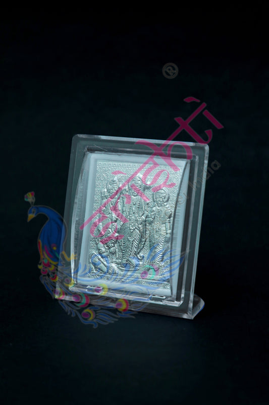 Pure Silver Ramar Set Acrylic Stand-3 Inches-M01