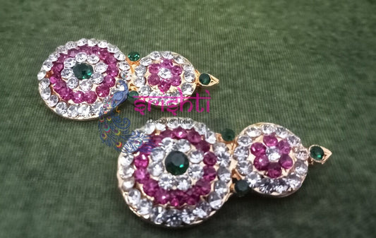 Goddess Decorative Crown with Stone Work-1.5 Inches