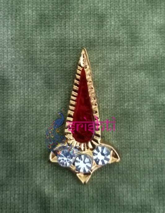 Goddess Decorative Crown with Stone Work-1.5 Inches