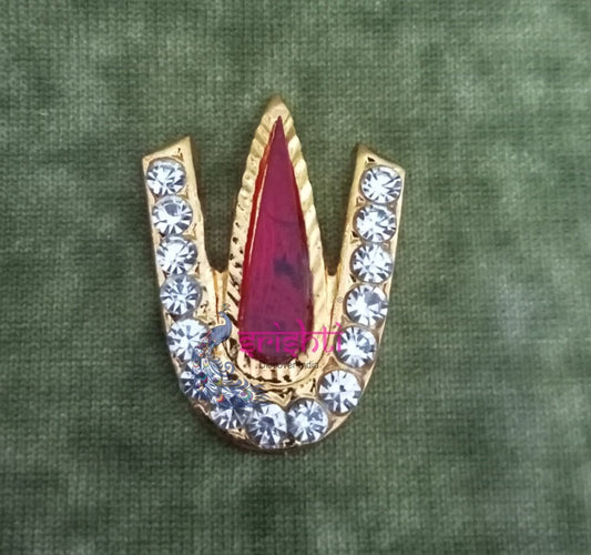 Goddess Decorative Crown with Stone Work-1.5 Inches