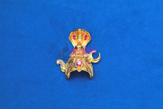 Goddess Decorative Crown Stone Work with Nagam-2 Inches