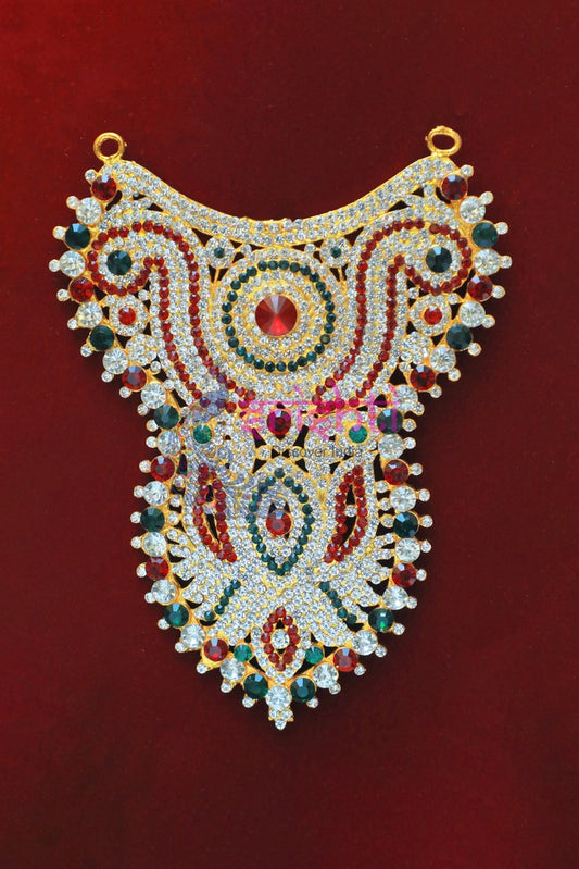 Goodess Necklace with Stone Work-7 Inches