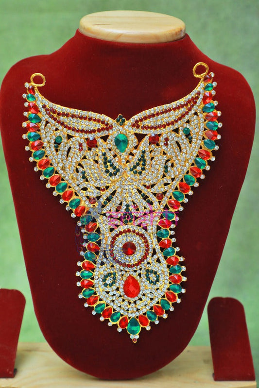 Goodess Necklace with Stone Work-9 Inches