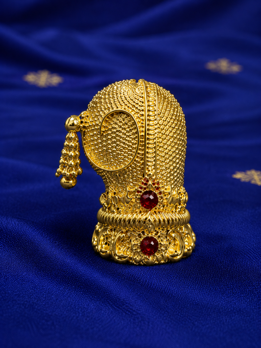 Goddess Decorative Crown with Stone Work-1.5 Inches