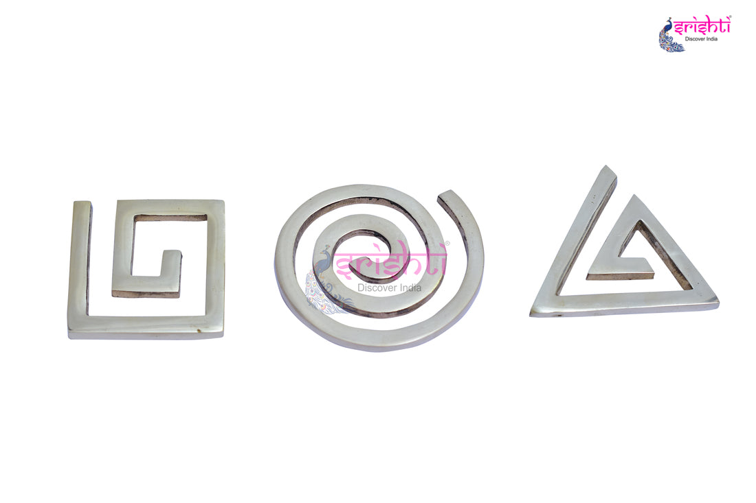 Brass Helix Set-2.2 Inches (set of 3)