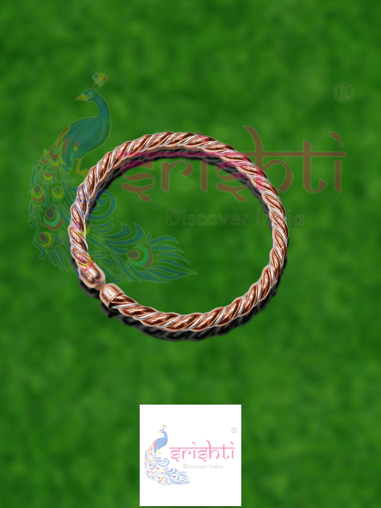 Copper and Brass Adjustable Kada-2.5 Inches