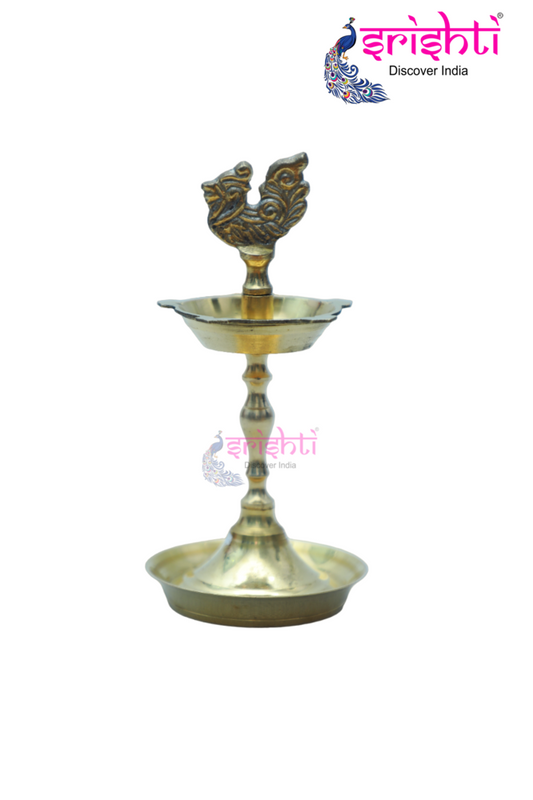 Brass Annam Diya-6 Inches-M02