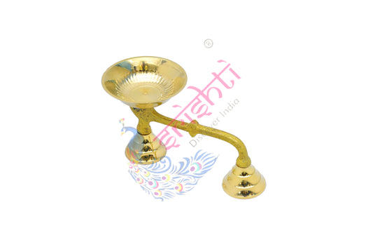 Brass Karpoora Arathi-3 Inches