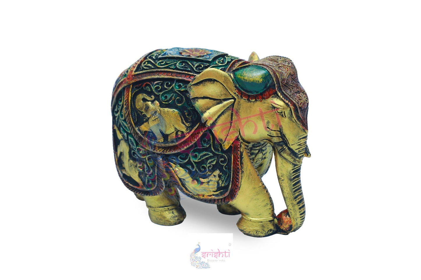 Wooden Elephant Pair M01 - 6  Inches