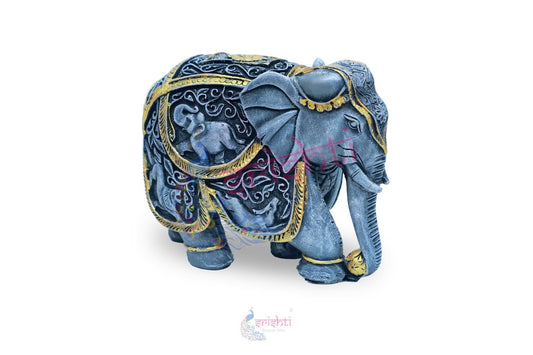 Wooden Elephant Pair M02 - 6  Inches